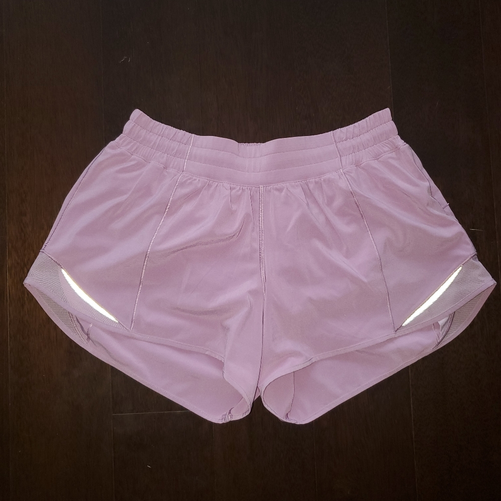Lululemon Pastel Purple Workout Shorts